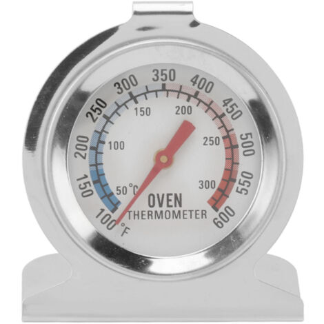 Oven Thermometer High Accuracy Heat Resistant Stainless Steel Thermometer for Kitchen Refrigerator (1/5)
