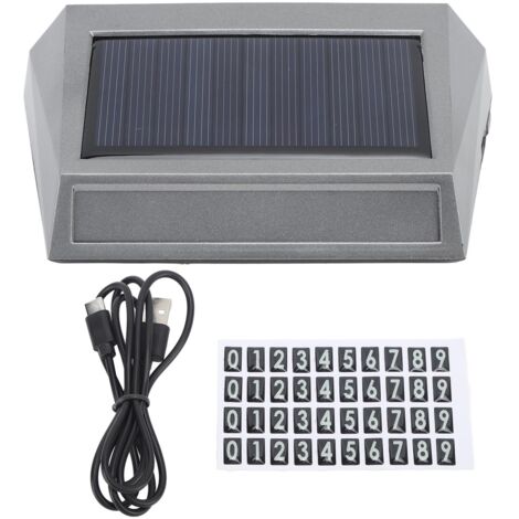 Car Air Purifier Solar Charging Ozone Deodorization Intelligent Adjustment Odor Elimination Air Cleaner (1/5)
