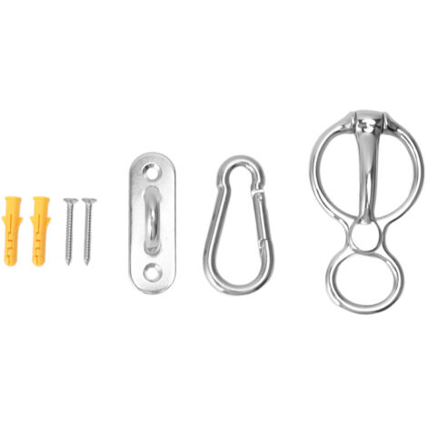 Horse Tie Ring Stainless Steel Half Round Ring Horse Training Equipment Safe Horse Accessories for Pulling Back