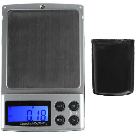 Digital Pocket Scale High Accuracy 100g/0.01g Mini Digital Grams Pocket Scale for Kitchen Spices Gold Jewelry (1/5)