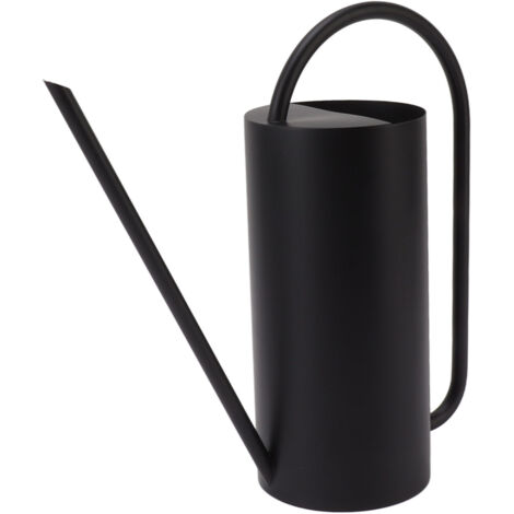 Plants Watering Can Long Spout 1500ml Large Capacity Watering Kettle Stainless Steel Pot Gardening Supplies Black (1/5)