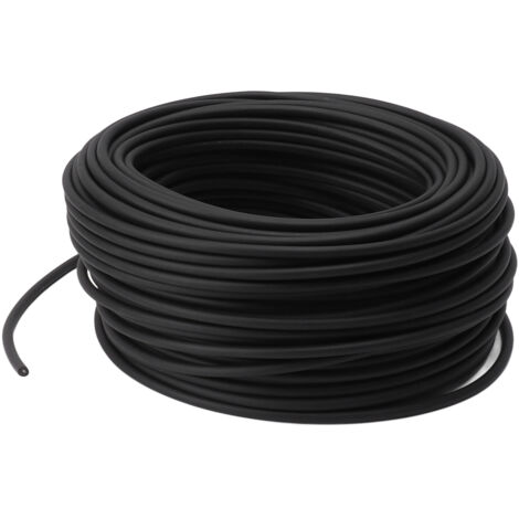 5mm Electronic Fence High Voltage Wire Alloy Inner Core Double Insulated Pulse Cable for Agriculture Garden 50m / 164.0ft