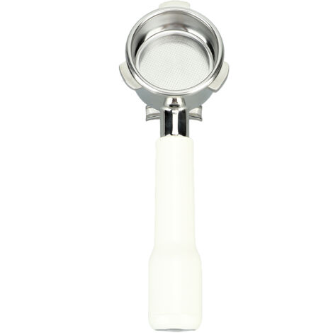 54mm Coffee Portafilter Double Flow Portafilter Coffee Machine Filter For Breville 870 880 C2 Plastic White (1/5)