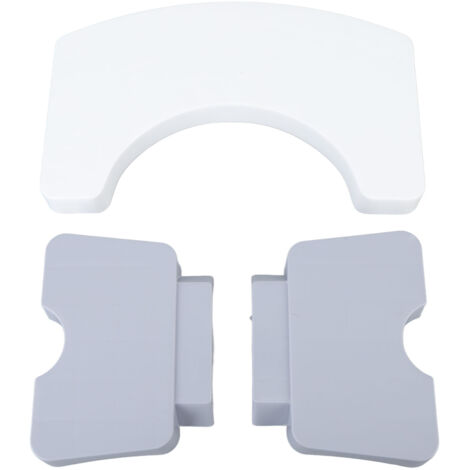 Foldable Toilet Potty Stool PP Portable Squatting Potty Foot Stool for Healthy Gifts Travel White