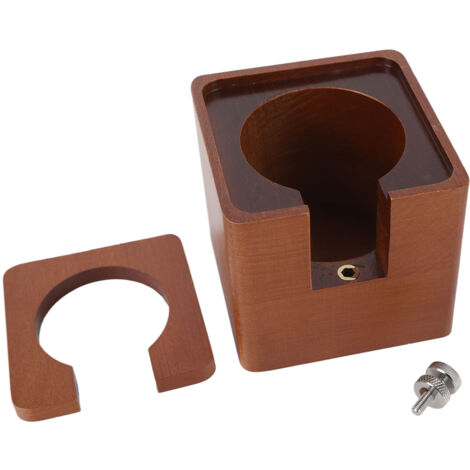 Coffee Tamper Holder Universal Food Safe Wood Coffee Filter Tamper Stand for 51mm 53mm 54mm Portafilter (1/5)