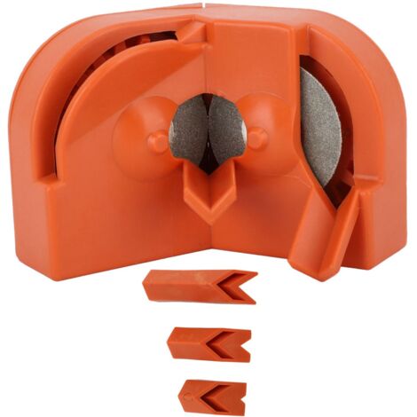 Electric Drill Bit Sharpener for All Bits Multipurpose Portable Drill Grinder Grinding Tool for Hardened Steel Carbide Twist Cobalt Orange (1/5)