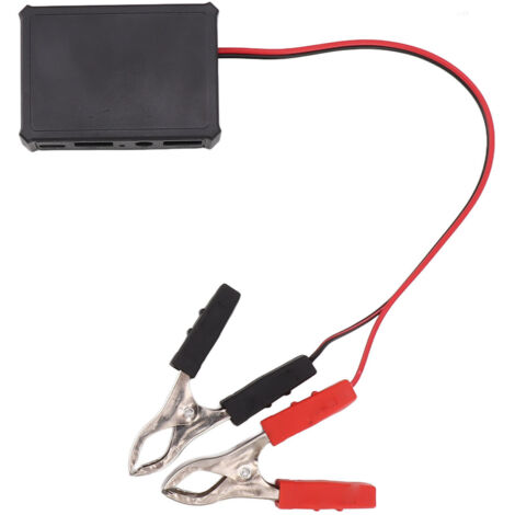 12V to 24V Crocodile Clip Support Fast Charging USB Voltage Regulator Clip for Phone Camera (1/5)