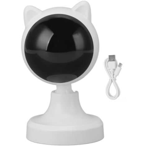 USB Motion Activated Cat Toy Automatic Interactive Cat Toys for Indoor Cats Dogs Fast Slow Mode 1200mAh Battery (1/5)
