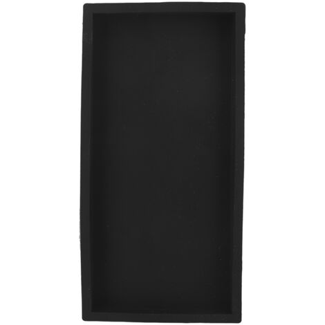 Silicone Storage Tray Silica Gel Kitchen Sorting Plate Tray Cosmetics Organizer Tray for Bathroom Dressing Table Black Small Size (1/5)