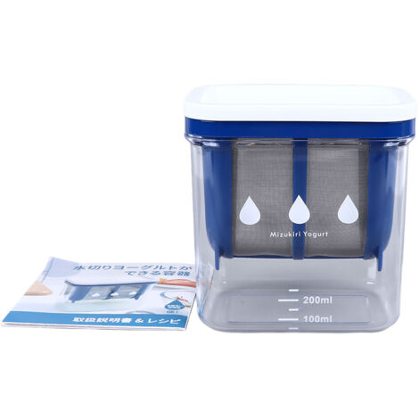 Yogurt Filter Efficient Filtration AS Resin Stainless Steel Large Capacity Whey Separator Yogurt Strainer