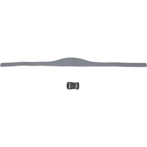 DIY Hair Trimming Template Haircut Band Breathable Curved Degion Silicone Home Hair Trimming Guide for Boys Men Grey (1/5)