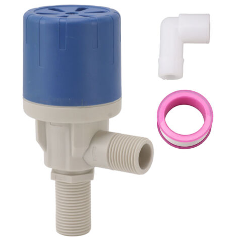 Automatic Water Level Control Valve G1/2 Male Thread Float Valve for Incubator Water Tank Tower Swimming Pools Livestock Water Trough Top Inlet (1/5)