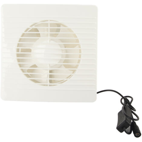 Solar Exhaust Fan 50W 6in ABS Protective Mesh IP67 Waterproof Ventilator for Greenhouses Pet Houses (1/5)
