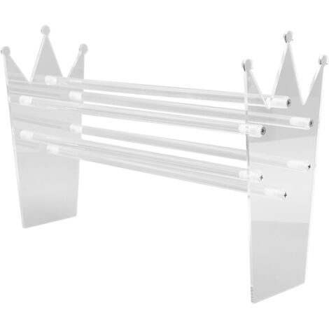 Acrylic Headband Holder Clear Jewelry Headband Organizer Headband Display Stand for Teen Girl Women Gifts (1/5)