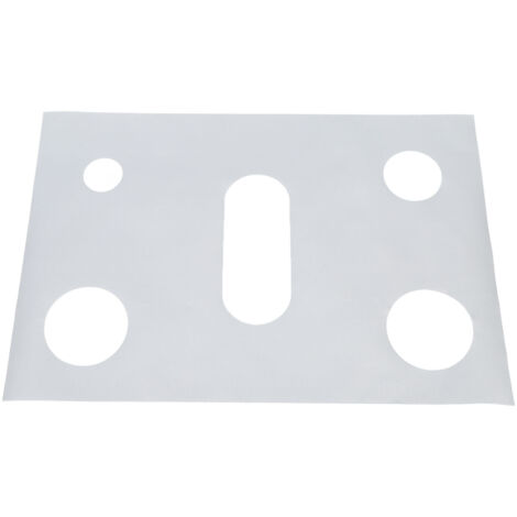Stove Top Cover Protector PTFE Reusable Washable Heat Resistant Gas Stove Liner Guard for Gas Range Silver (1/5)