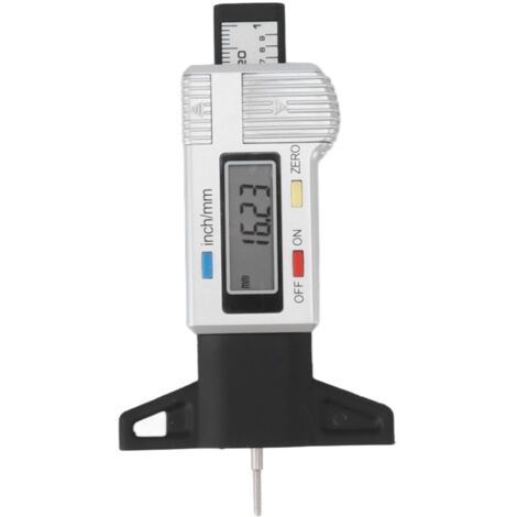 Digital Tire Tread Depth Gauge Tire Tread Depth Measuring Tool 0‑25.4mm Range Accurate Reading (1/5)