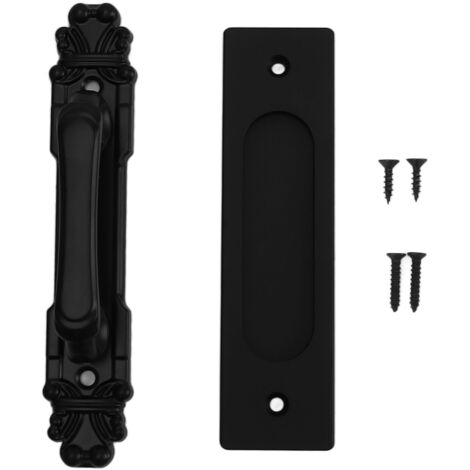 Sliding Barn Door Handles and Pulls Double Sided Hardware Set Easy To Install Aluminum Alloy Barn Door Hardware for Barns (1/5)