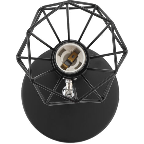 Light Bulb Racks Adjustable Lamp Holder Industrial Black E14 Wall Mounted Light Bulb ...