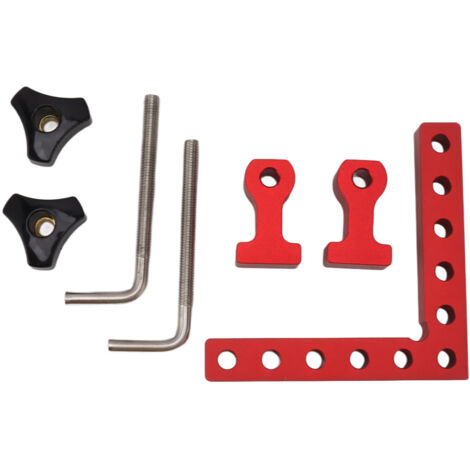 90 Degree Positioning Squares Aluminum Alloy Woodworking Right Angle Corner Clamping Square Tool for Picture Frame Box Cabinets Drawers Type 2 (1/5)