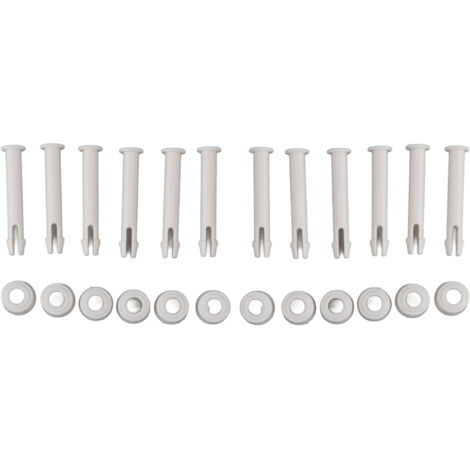 12 Pack Bracket Swimming Pool Fitting Kit Joint Nail Bolt Pin PVC ...