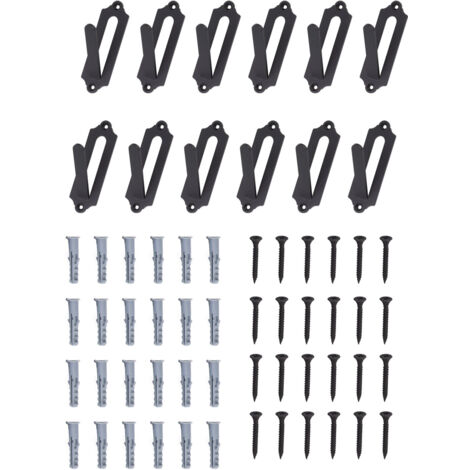 12Pcs European Style Mount Skull Hanger European Deer Elk Skull Wall Mount Hanger Animal Skull Wall Mount Bracket Indoor Outdoor Handicraft Decoration (1/5)