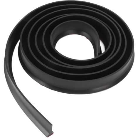 Water Insulation Strip Flexible Bendable Self Adhesive TPE Shower Wet Dry Separation Bathroom Accessories 3meter Black (1/5)