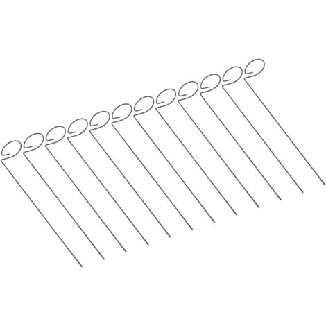 12Pcs Plant Stakes Reusable Plant Sticks Support Anti Rust Stem Flower Support for Home Garden Yard Farm (1/5)