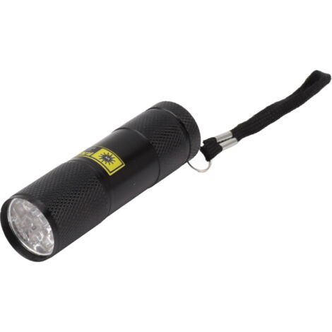 Small UV Flashlight 9 Led 395nm Purple Light Flashlight Mini Pet Urine Detector Light for Dog Cat Dry Stains Resin Curing (1/5)