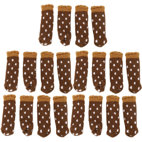 20PCS Furniture Leg Cover Pad Mute Floor Protection Mat Chair Leg Protectors for Chair Table Jacquard Type 2 (1/5)