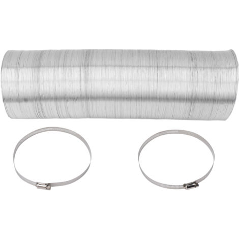 6in Flexible Ducting Hose 4 Layer Flexible Foil Ducting Dryer Air Vent Hose for HVAC Ventilation 5m/16ft (1/5)