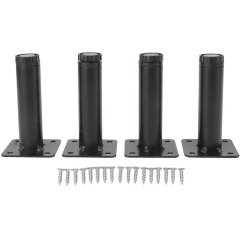 Furniture Legs Adjustable Iron Cabinet Legs Metal Round Sofa Support Foot Adjustable Feet for Kitchen Table (1/5)