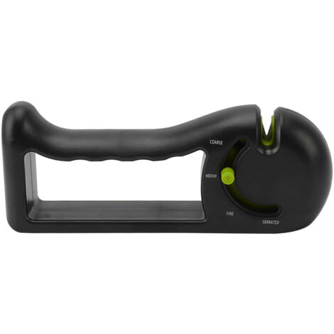 Knife Sharpener 4 Stage Adjustable Handheld Manual Knife Sharpeners for Kitchen Knives Green (1/5)