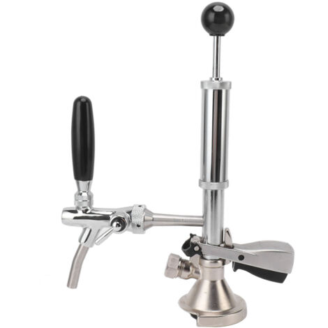 4 Inch Beer Keg Party Pump Stainless Steel Beer Keg Tap Party Pump for Homebrew Picnic Parties Welcome Parties Wedding Events Family Gatherings (1/5)
