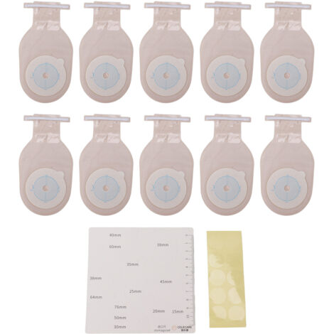 Drainable Ostomy Bags Ostomy Colostomy One Piece Drainable Pouches Supplies for Ileostomy Stoma Care (1/5)