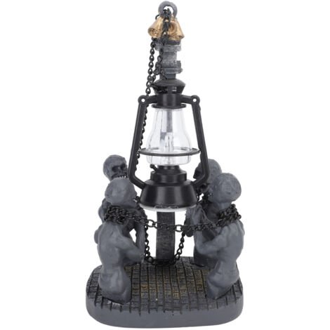 Four Skulls LED Lights Ornament Halloween Resin Decoration Compact Exquisite Skull Lamp Statue for Desktop (1/5)
