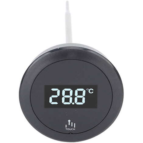 Digital Touch Screen Thermometer IP65 Waterproof Thermometer with Stainless Steel Probe Backlight for Coffee Milk Pot Kettle Temperature Measurement (1/5)