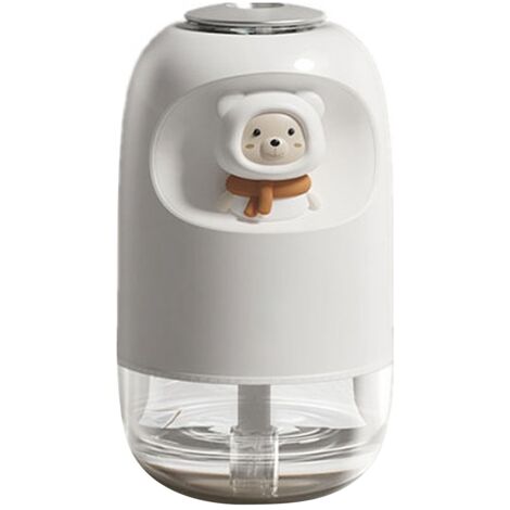 Mini Humidifier ABS USB Charging Mute Household Humidifier with Night Light for Bedroom Office (1/5)