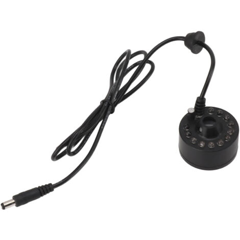 Mist Maker 12LED Beads Colorful DC 5V Interface Waterproof Ultrasound Water Fountain Fogger for Pond Halloween Party (1/5)