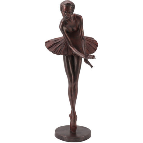 Ballet Dancer Statue Exquisite Resin Ballet Dancer Figurines for Desk Bookshelf Dinning Table Decoration (1/5)