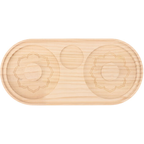 Salt Rimmer Pine Wood Sugar Rimmer Waterproof Holder Bar Tool for Cocktail Margarita B (1/5)