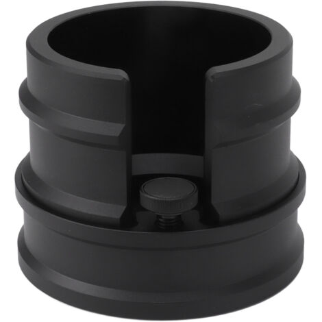 Coffee Portafilter Holder Aluminium Alloy Espresso Tamper Station Stand Organizer for 51mm 53mm 58mm Espresso Machine Black (1/5)