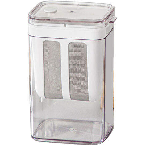 Yogurt Strainer with Extra Fine Mesh Strainer Bag Transparent Cover Multi Functional Cheese Filter