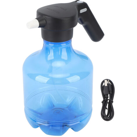 3L Electric Spray Bottle Rechargeable High Pressure Cleaning Spray Can for Watering Flowers Garden Cleaning Blue (1/5)