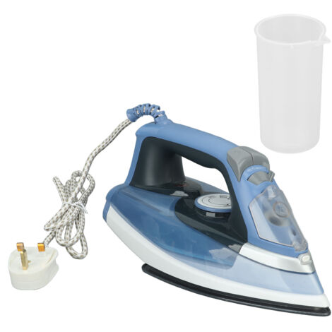 2400W Household Steam Iron Wet Dry Dual Use Handheld Steam Iron with Water Tank 220V UK (1/5)