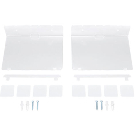2PCS Floating Shelf Acrylic Wall Shelf Easy Installation Wall Mount for Speaker Monitor Living Room Wall Decor (1/5)