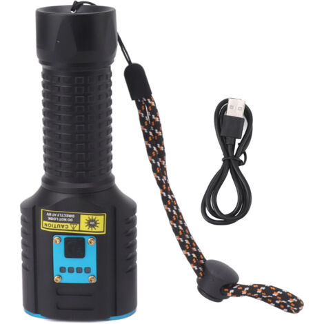365nm UV Flashlight 2 in 1 LED White and Ultraviolet Light USB Rechargeable Pet Urine Detector for Resin Curing Fishing Minerals Scorpion (1/5)