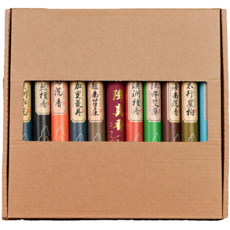 11 Sets Incense Sticks Natural Herbs Wormwood Incense Repellent Sticks for Night Sleeping Meditation (1/5)