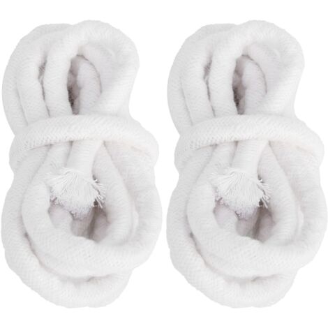 2pcs Candle Wicks Good Oil Absorbency Combustion Durable Braid Cotton Candle Wick for DIY Oil Lamp10mm (1/5)