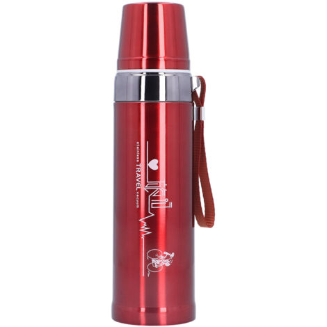 750ml Thermal Cup 304 Stainless Steel Portable Insulated Keep Cold and Hot Water Bottle Outdoor Cycling (1/5)
