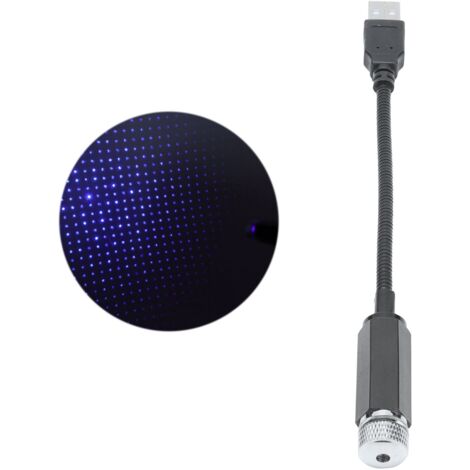 LED Roof Star Light Portable Romantic Car Sky Light USB Charging for Indoor OutdoorPurplish Blue (1/5)